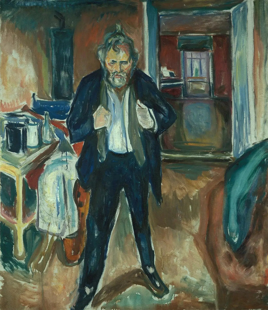 Insomni. Selvportrett med indre tumult - Edvard Munch