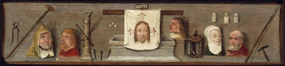 Instruments de la Passion du Christ - Hieronymus Bosch image 1 tableau peint à l’huile sur toile