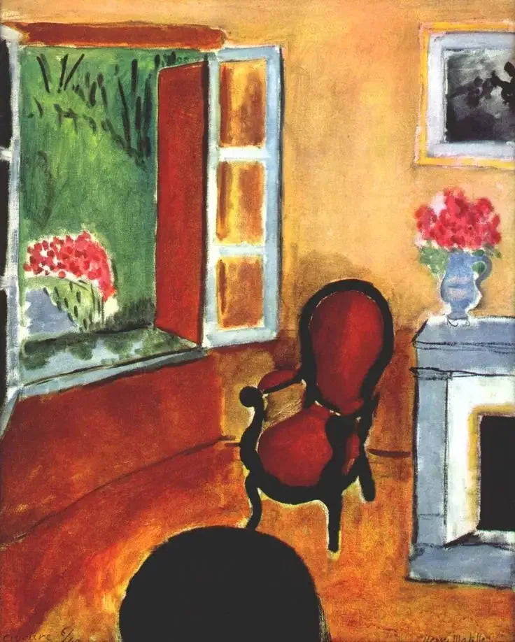 Interiør i Ciboure - Henri Matisse