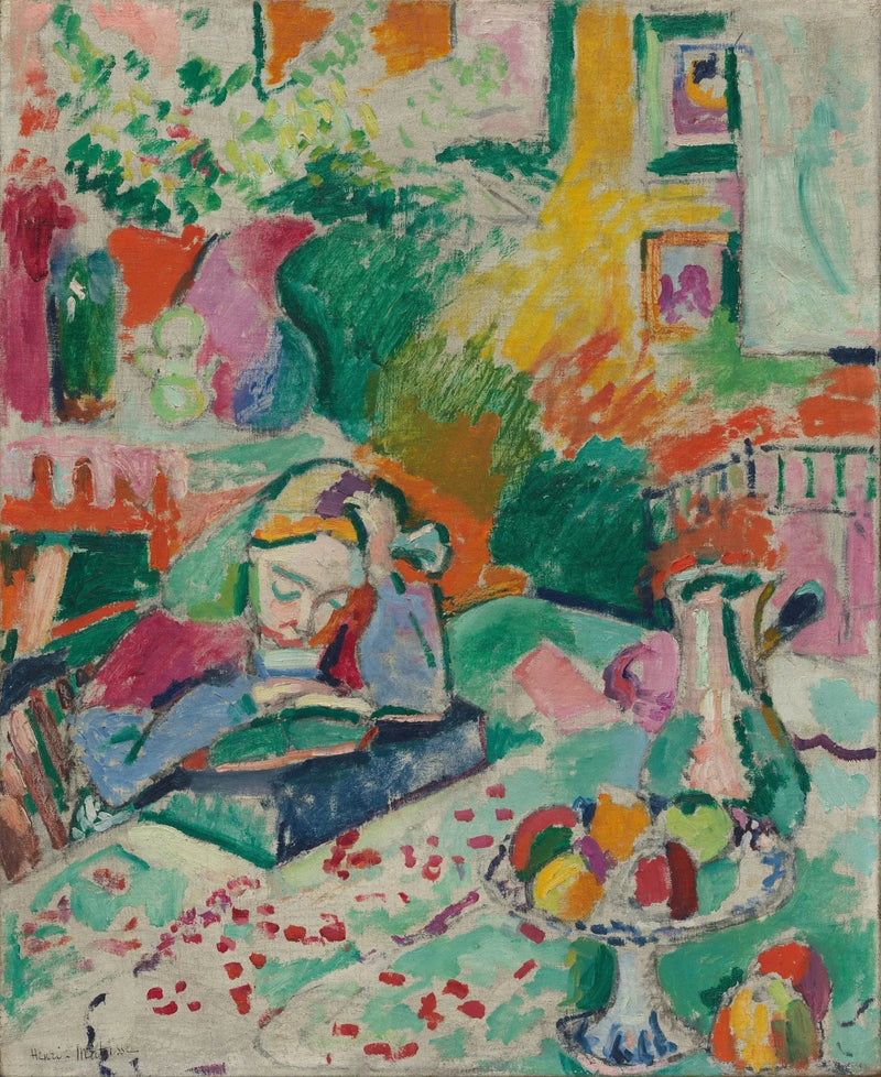 Interiør med jente - Henri Matisse
