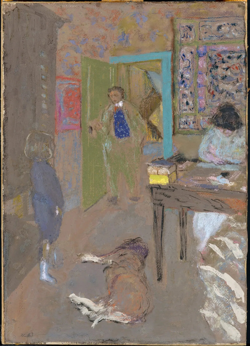 Interiør i Saint-Jacut - Édouard Vuillard