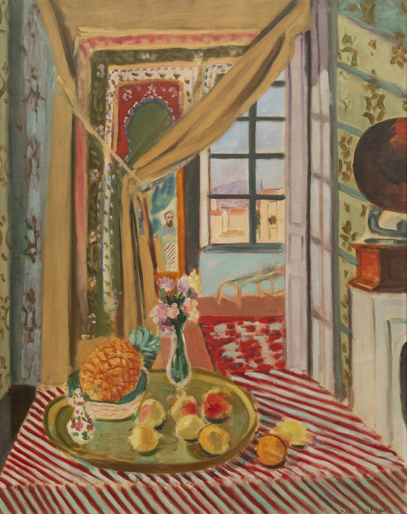 Interiør med grammofon - Henri Matisse