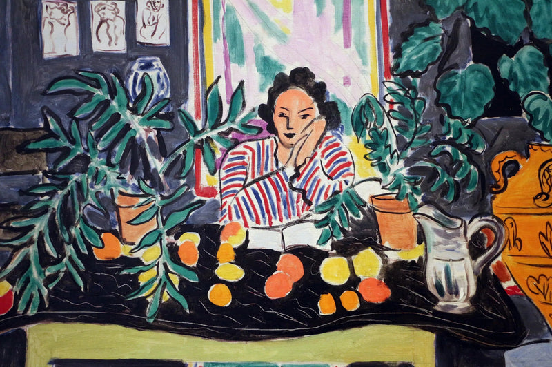Interiør med etruskisk vase - Henri Matisse