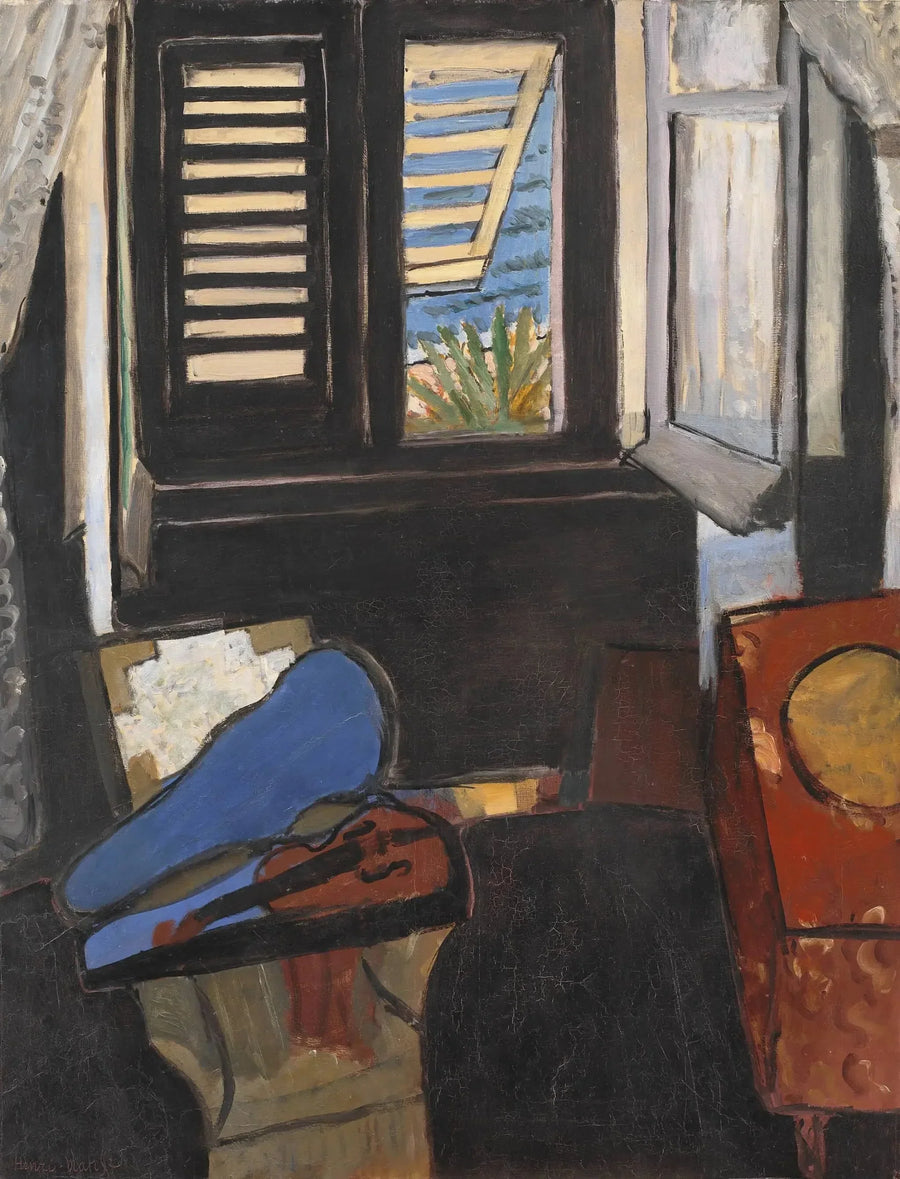 Interiør med fiolin - Henri Matisse