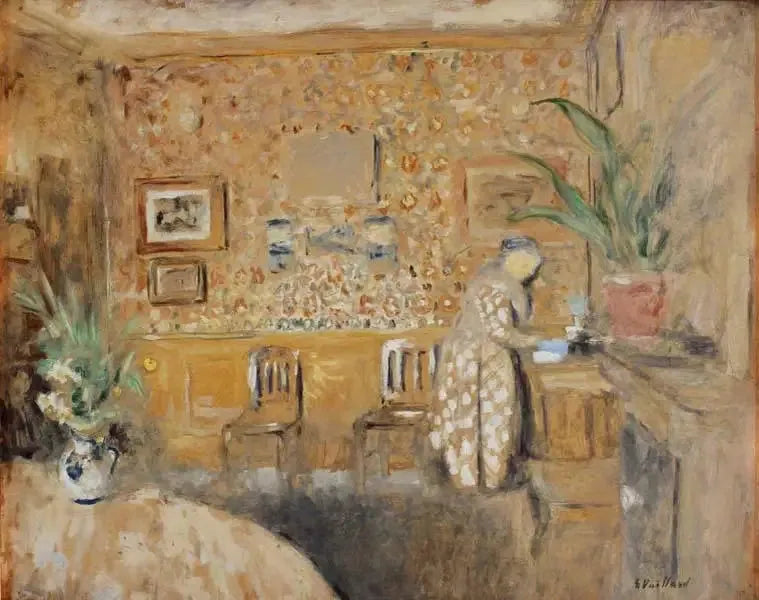Interiør med to stoler - Édouard Vuillard