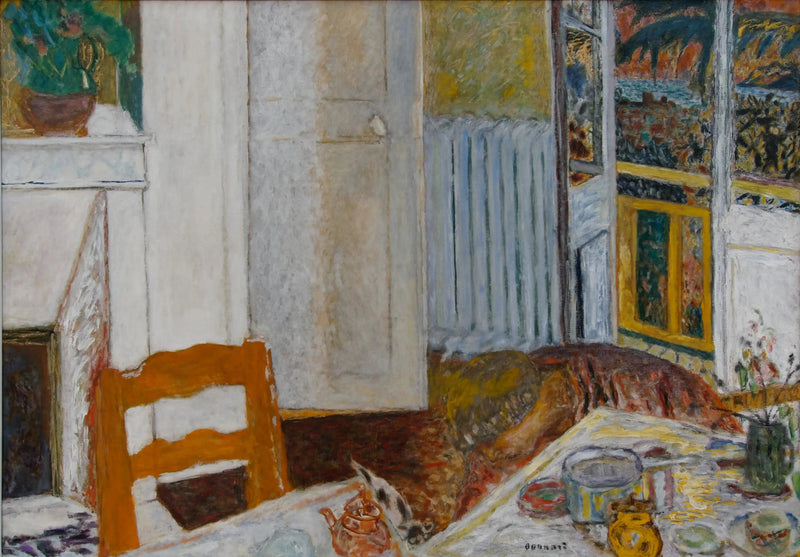 Hvit interiør - Pierre Bonnard