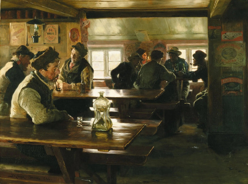 Interiør av en taverna - Peder Severin Krøyer