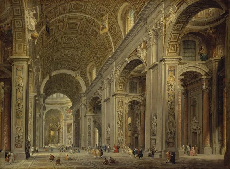 Interiør av Peterskirken i Roma - Giovanni Paolo Panini

Source:
Intérieur de la cathédrale Saint-Pierre de Rome - Giovanni Paolo Panini