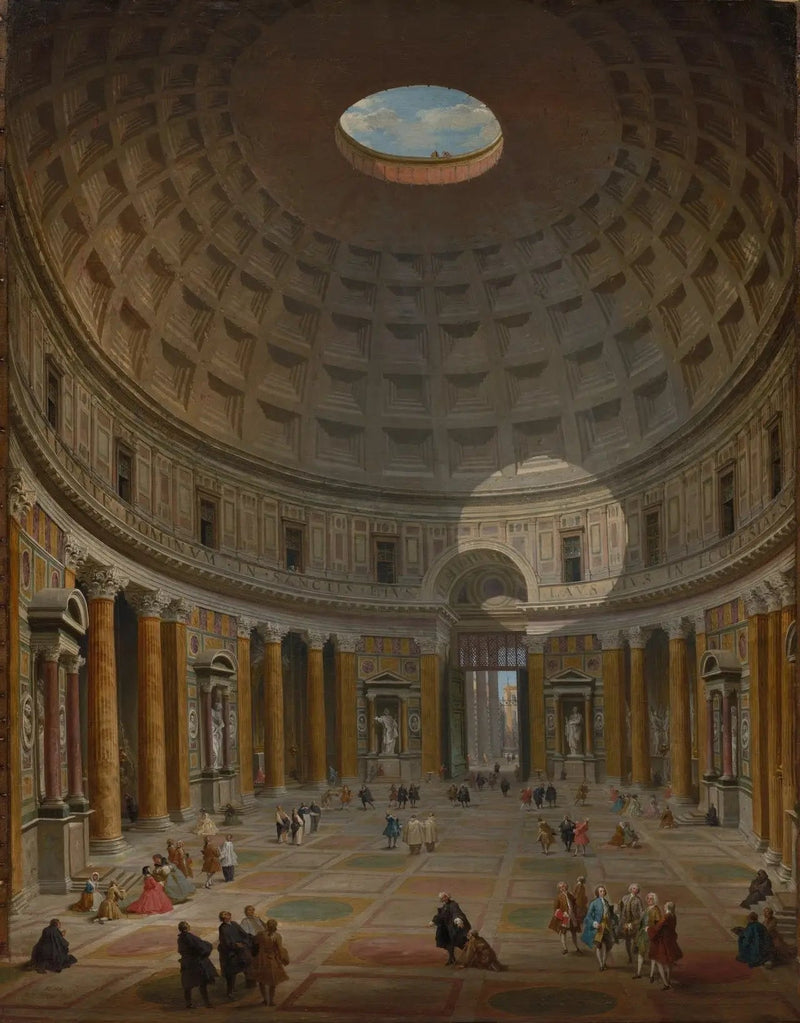 Interiør av Panthéon, Roma - Giovanni Paolo Panini

Source:
Intérieur du Panthéon, Rome - Giovanni Paolo Panini