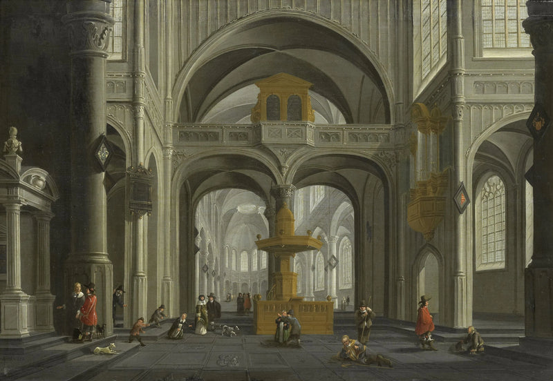 Intérieur de l'église. - Daniel de Blieck