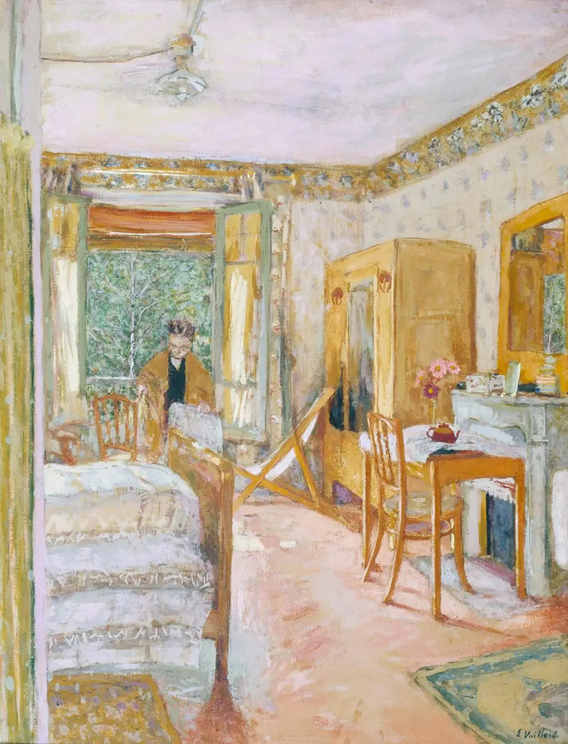 Solrik innendørs - Édouard Vuillard