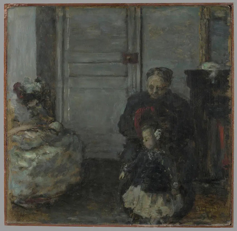 Interiør, kvinne og barn - Pierre Bonnard