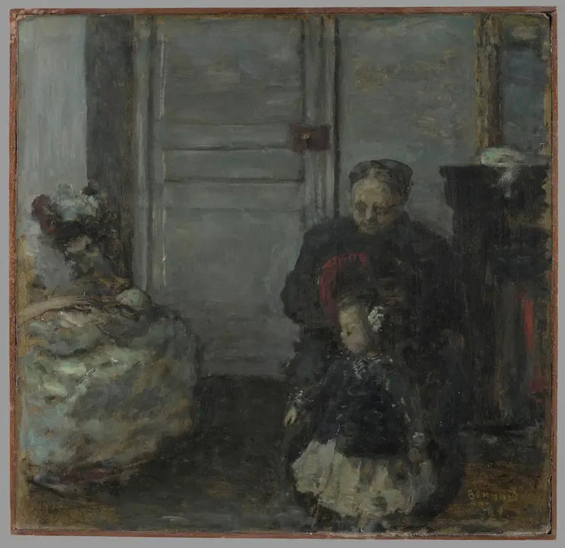 Interiør, kvinne og barn - Pierre Bonnard