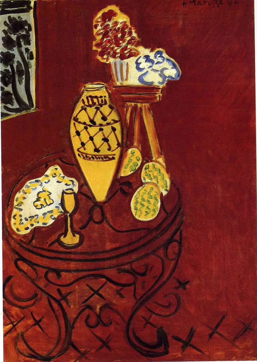 Rødt interiør fra Venezia - Henri Matisse