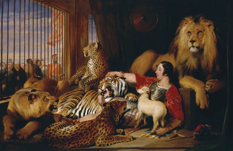 Isaac van Amburgh og dyrene hans - Edwin Henry Landseer

Source:
Isaac van Amburgh et ses animaux - Edwin Henry Landseer