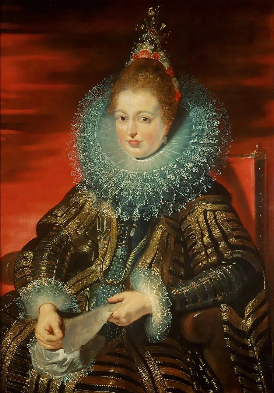 Isabelle Claire Eugénie, ektefelle av Albrecht VII - Peter Paul Rubens