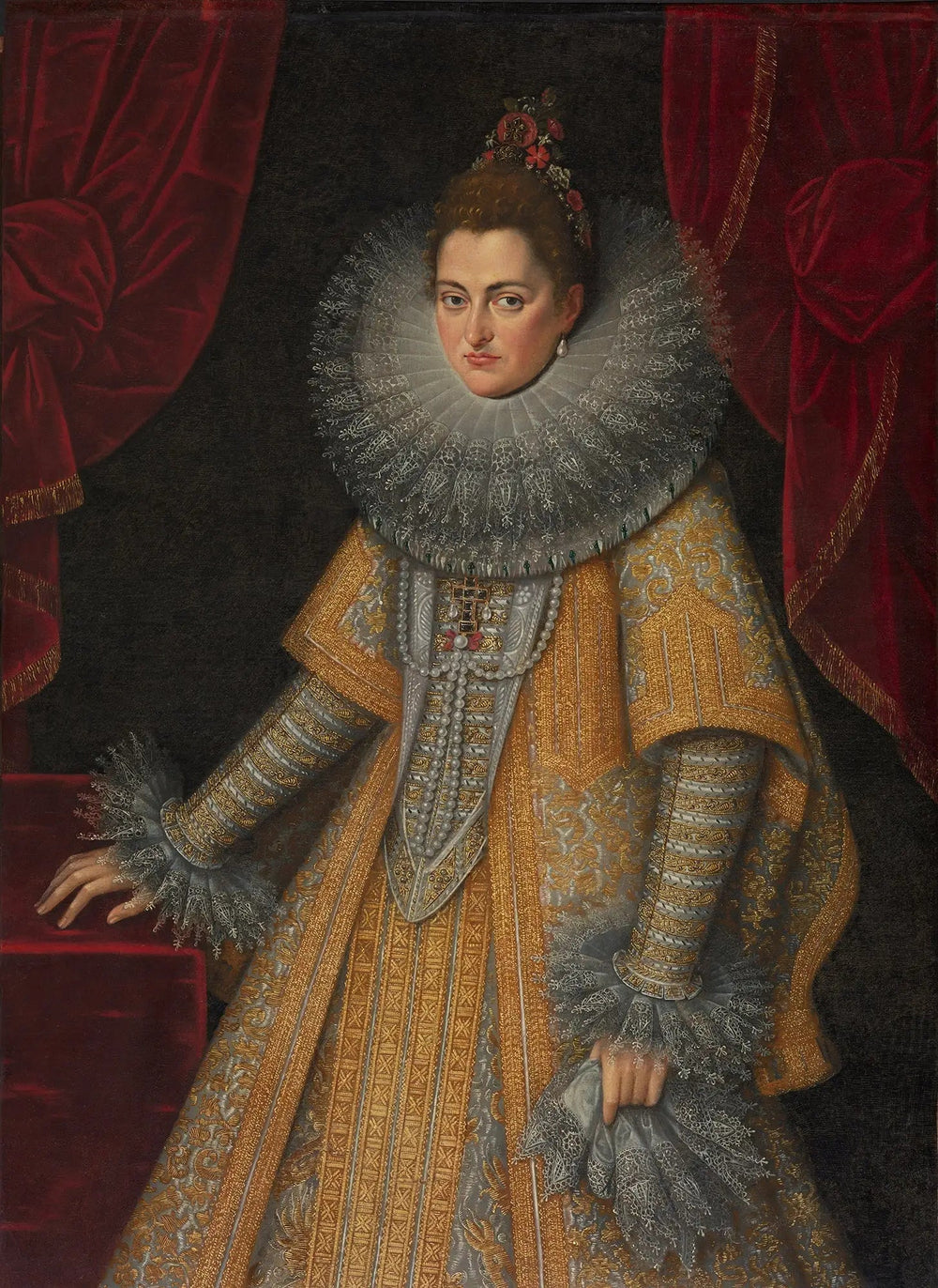 Isabelle Clara Eugénie, archiduchesse d'Autriche - Frans Pourbus the Younger image 1 reproduction de peinture à l’huile