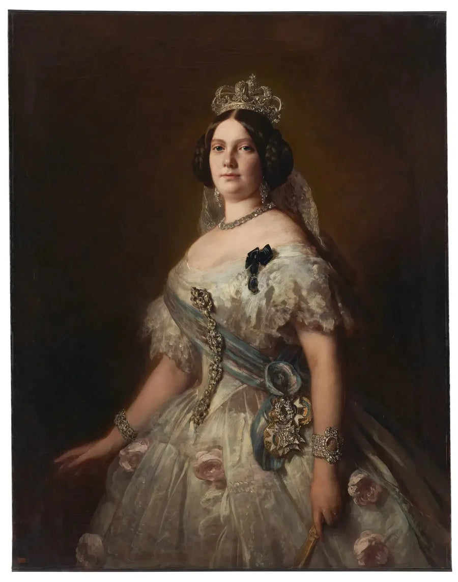 Isabelle, dronning av Spania - Franz Xaver Winterhalter

Source:
Isabelle, reine d’Espagne - Franz Xaver Winterhalter