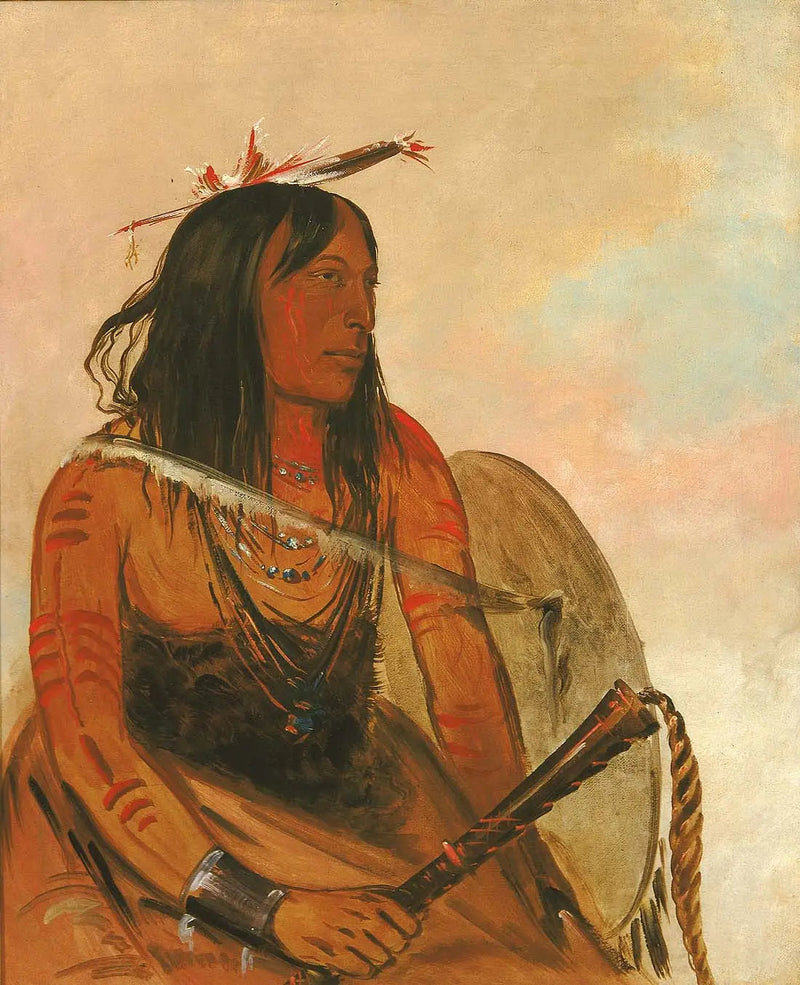Ish-a-ró-yeh, Den som bærer en ulv, en dyktig og utmerket mann - George Catlin

Source:
Ish-a-ró-yeh, Celui qui porte un loup, un brave distingué - George Catlin