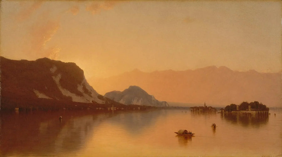Isola Bella ved Maggiore-sjøen - Sanford Robinson Gifford