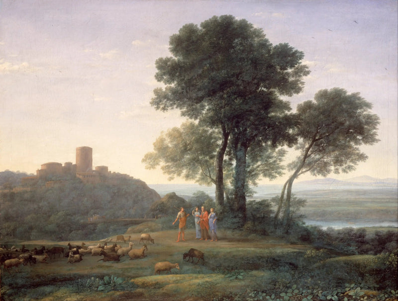 Jacob med Laban og hans døtre - Claude Lorrain