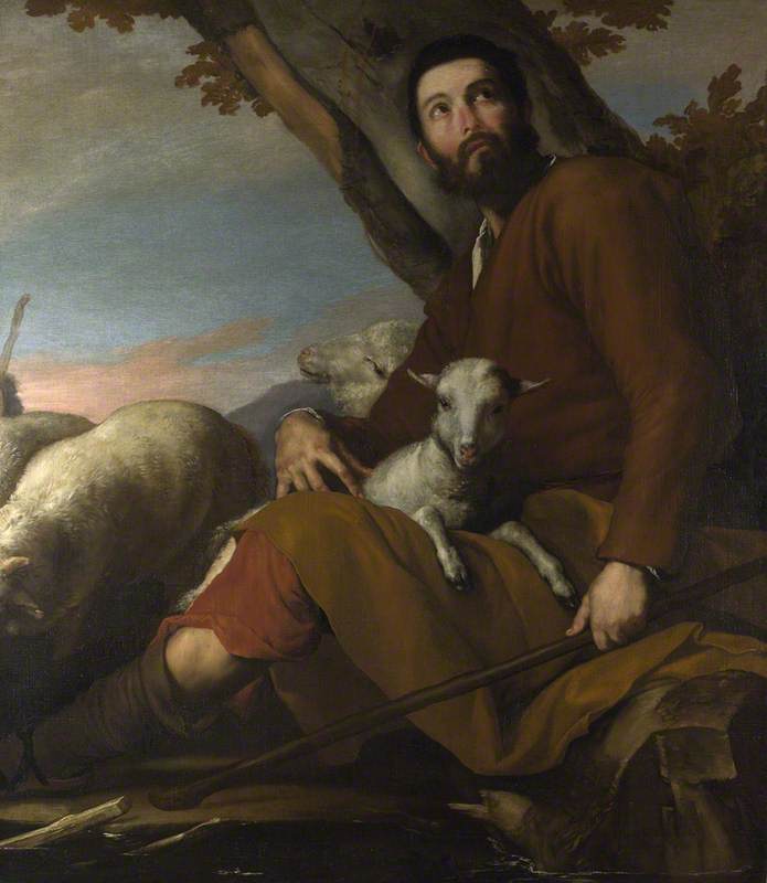 Jacob avec le troupeau de Laban - Jusepe de Ribera image 1 copie peinte à la main à l’huile