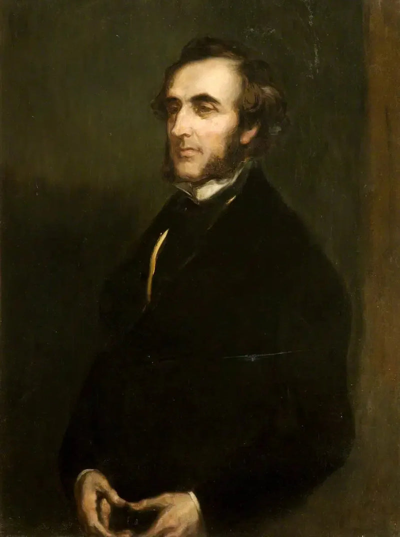 Jacob Bell (1810–1859), grunnlegger av Farmasøytiske Selskap, president (1856–1859) - Edwin Henry Landseer

Source:
Jacob Bell (1810–1859), fondateur de la Pharmaceutical Society, président (1856–1859) - Edwin Henry Landseer