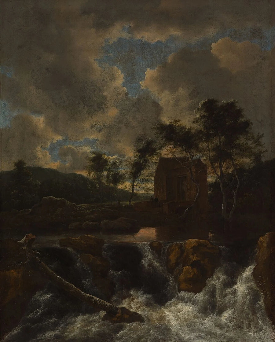 Paysage à la cascade du musée Boijmans Van Beuningen - Jacob van Ruisdael