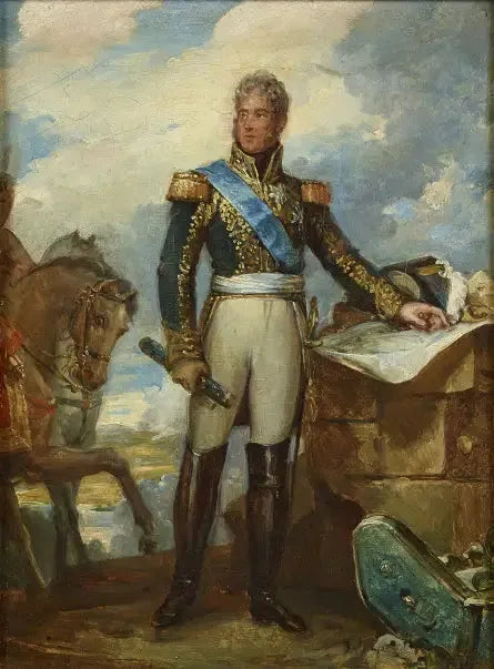 Jacques-Alexandre-Bernard Law, marquis de Lauriston, marskalk av Frankrike - François Gérard

Source:
Jacques-Alexandre-Bernard Law, marquis de Lauriston, maréchal de France - François Gérard