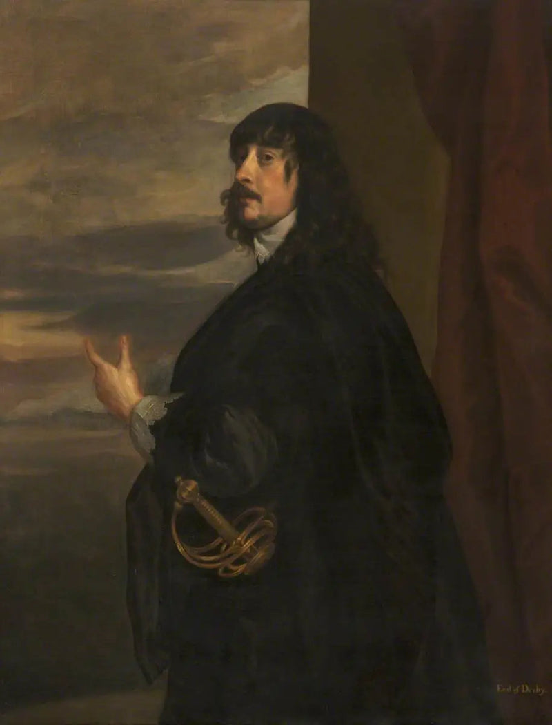 James Stanley (1607–1651), 7. jarl av Derby - Antoine van Dyck

Source:
James Stanley (1607–1651), 7e comte de Derby - Antoine van Dyck