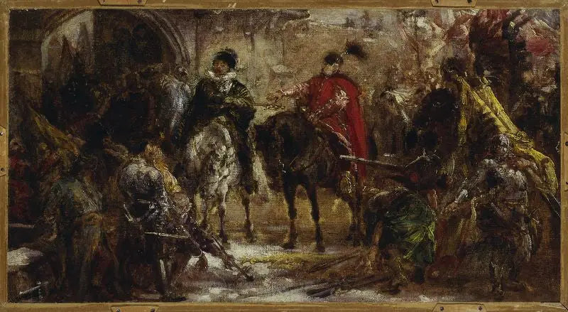 Jan Zamoyski i Byczyna, skisse - Jan Matejko

Source:
Jan Zamoyski à Byczyna, croquis - Jan Matejko