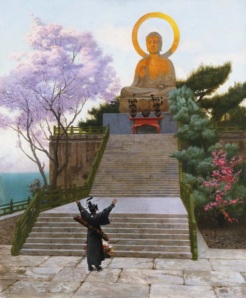 Japansk som ber en guddom - Jean-Léon Gérôme