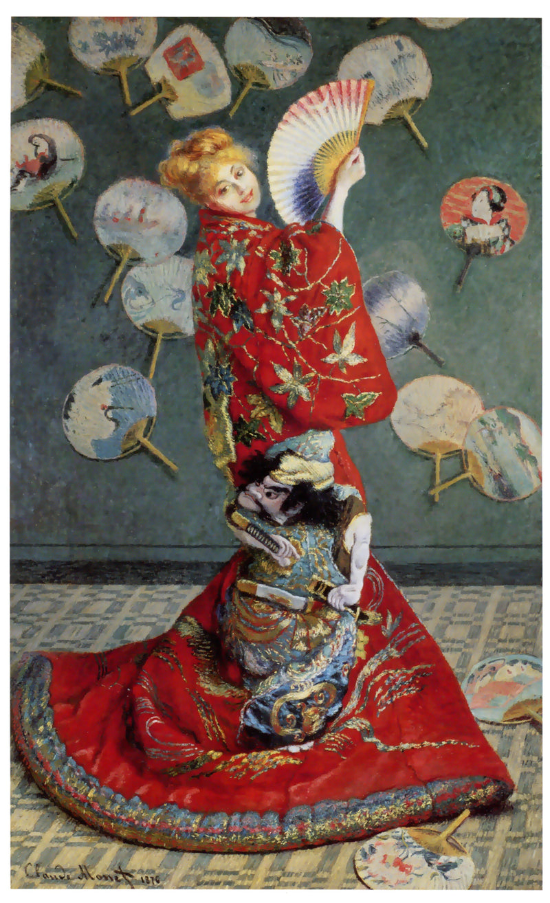 Den japansk, camille monet w387 - claude monet