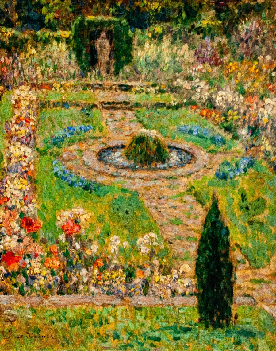 Hage ved Hampton Court - Henri Le Sidaner