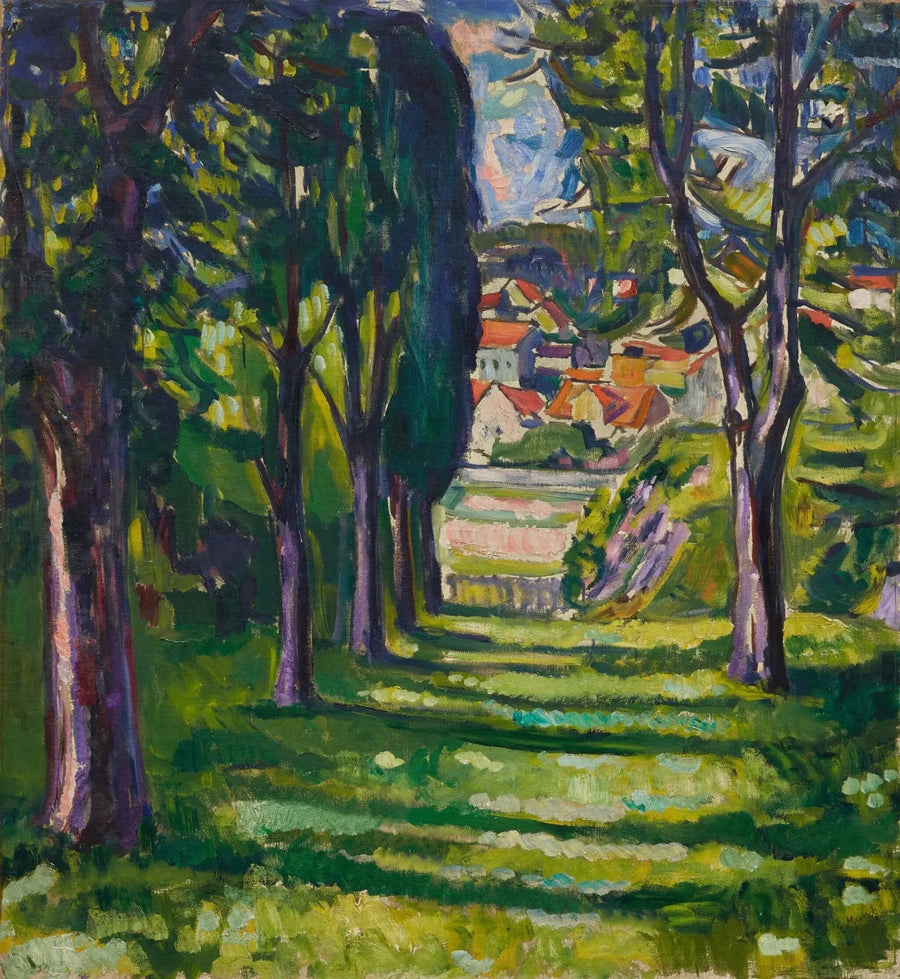 hage i Kragerø - Edvard Munch