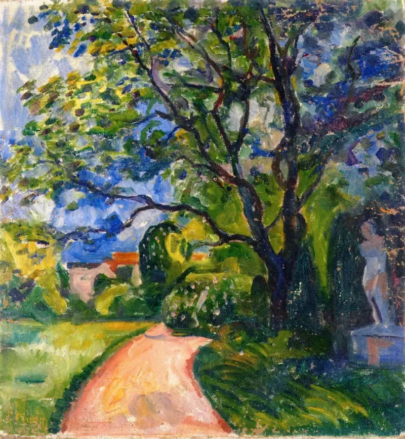 hage i Lübeck - Edvard Munch