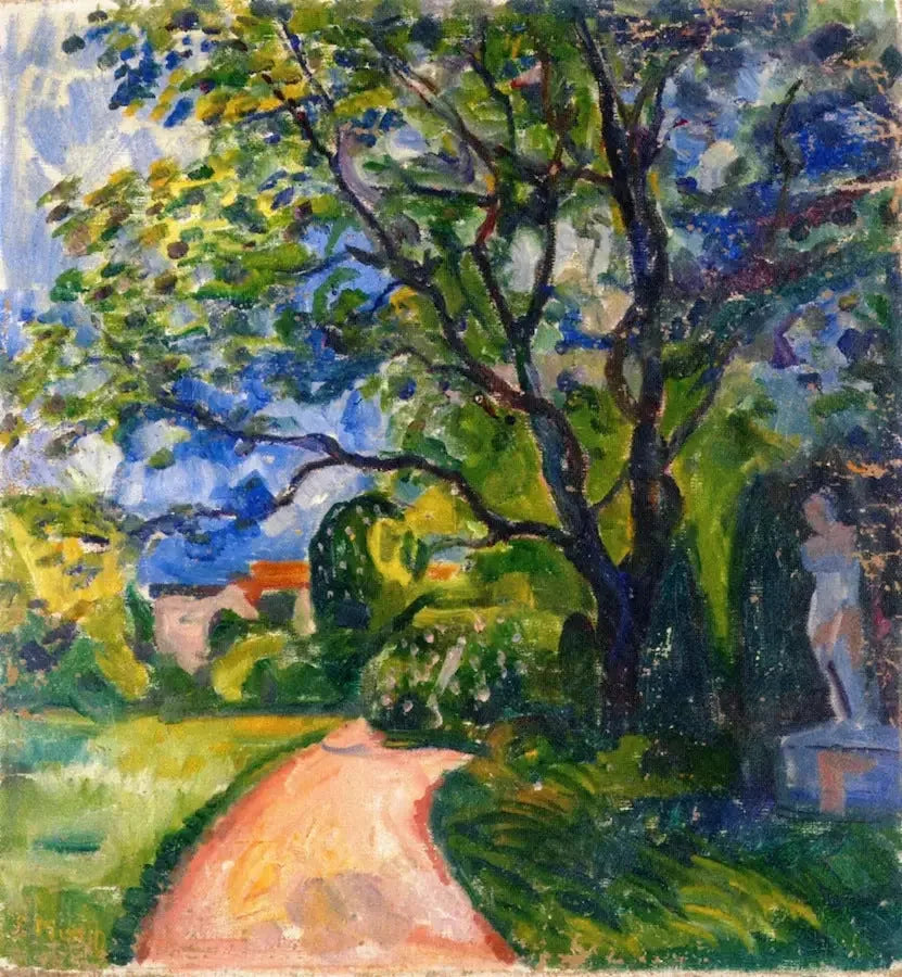hage i Lübeck - Edvard Munch