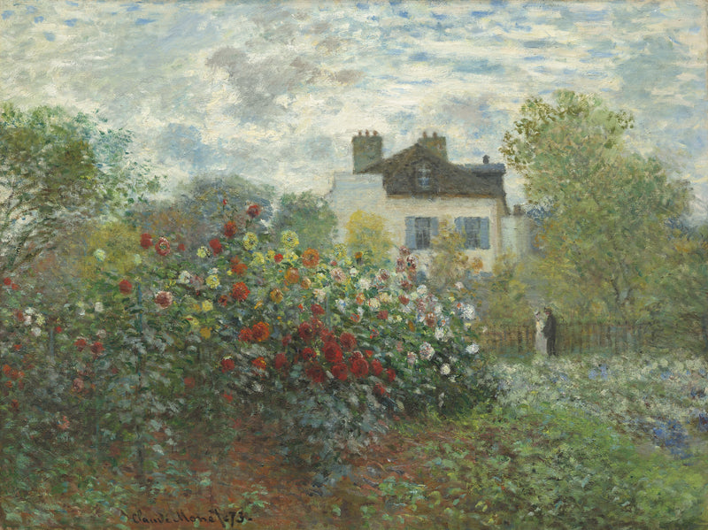 Kunstnerhagen i Argenteuil W286 - Claude Monet