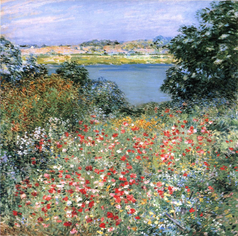 Kornblomsthage - Willard Metcalf