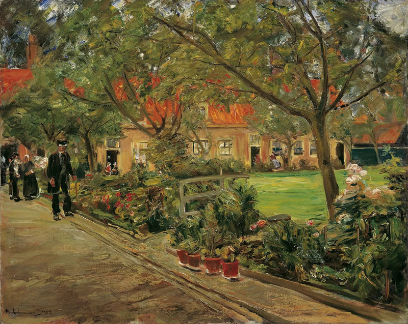 Edam sykehus hage - Max Liebermann