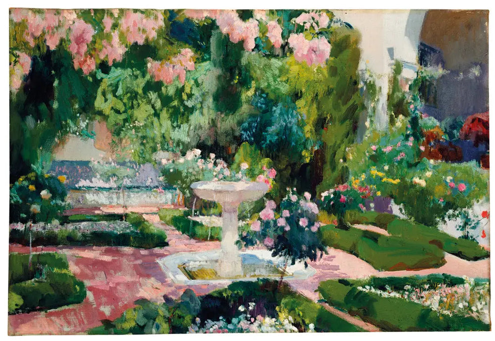 Jardin de la Maison Sorolla (1918-1919) - Joaquín Sorolla image 1 reproduction d’œuvre d’art à l’huile