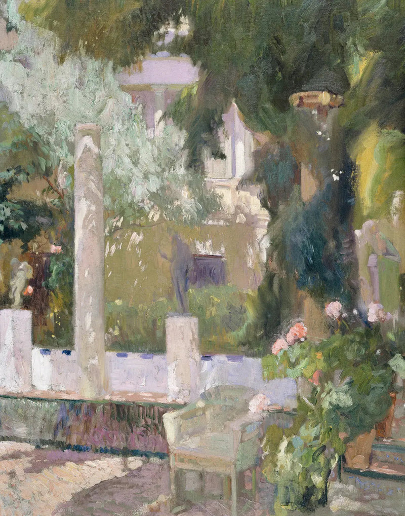Hage ved huset Sorolla (1920) - Joaquín Sorolla
