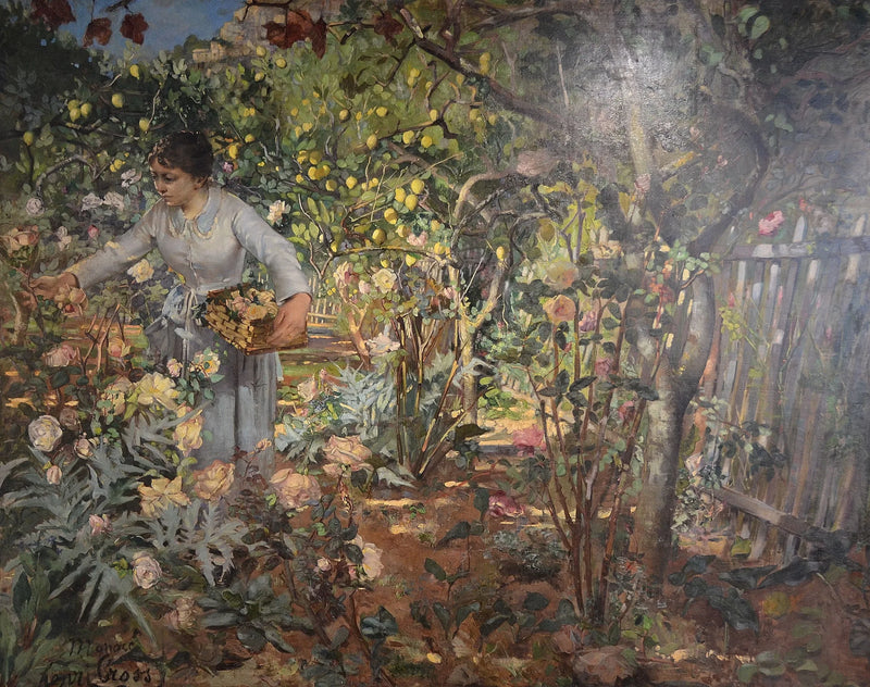 Rosehage i Monaco - Henri-Edmond Cross