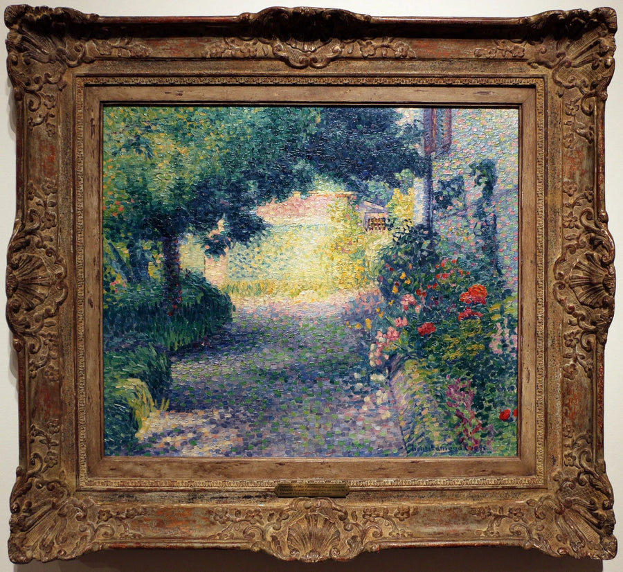 Saint-Tropez-hagen - Henri-Edmond Cross