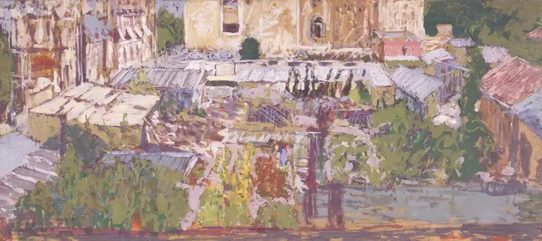 Blomsterrikt hage, Tour-gaten - Édouard Vuillard