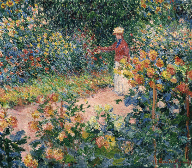 Monet's Garden i Giverny, Bührle W1420 - Claude Monet