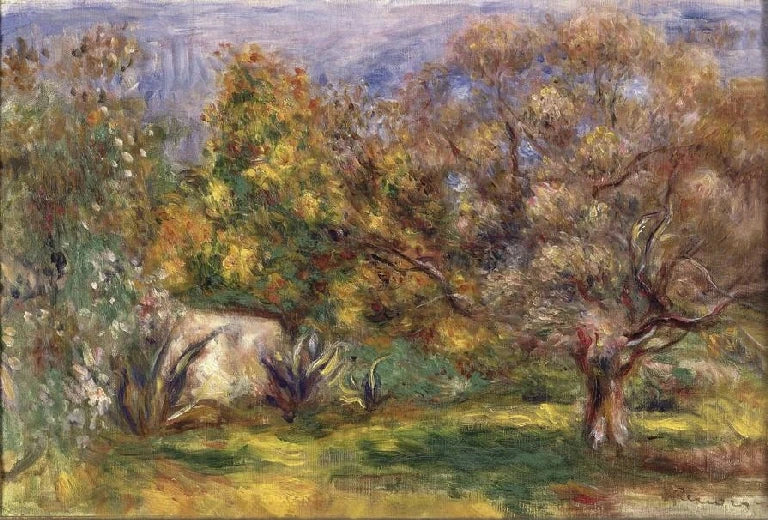 Oliventrær - Pierre-Auguste Renoir