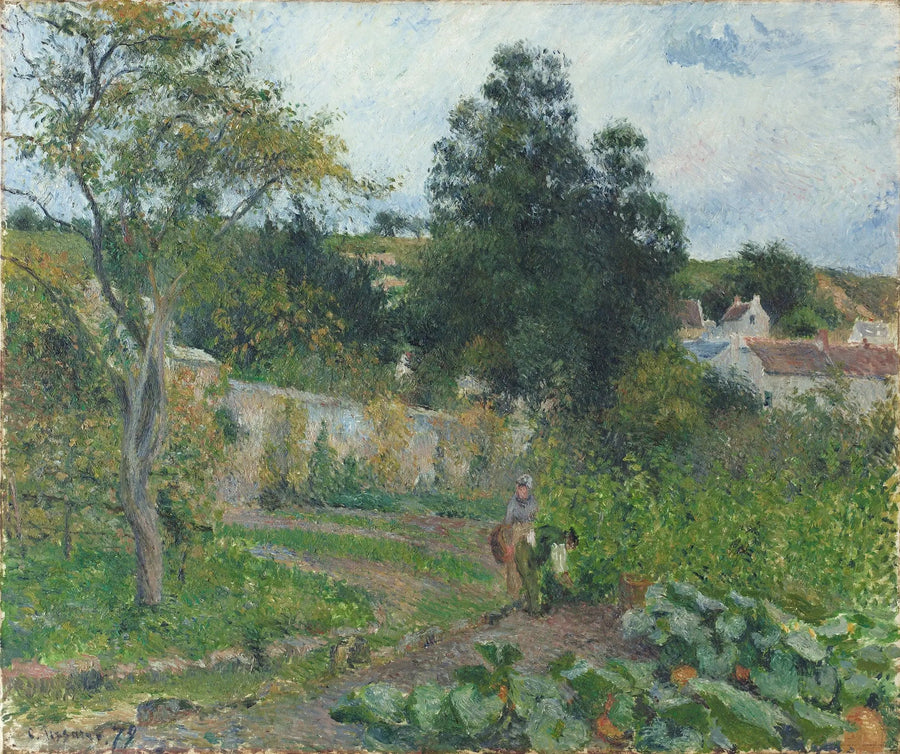 Kjøkkenhage ved Ermitagen, Pontoise - Camille Pissarro