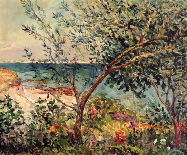 Hage nær sjøen - Maxime Maufra