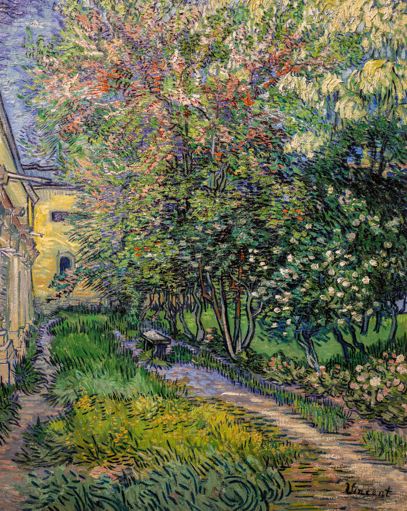 Hagen ved asylet i Saint-Rémy - Vincent van Gogh